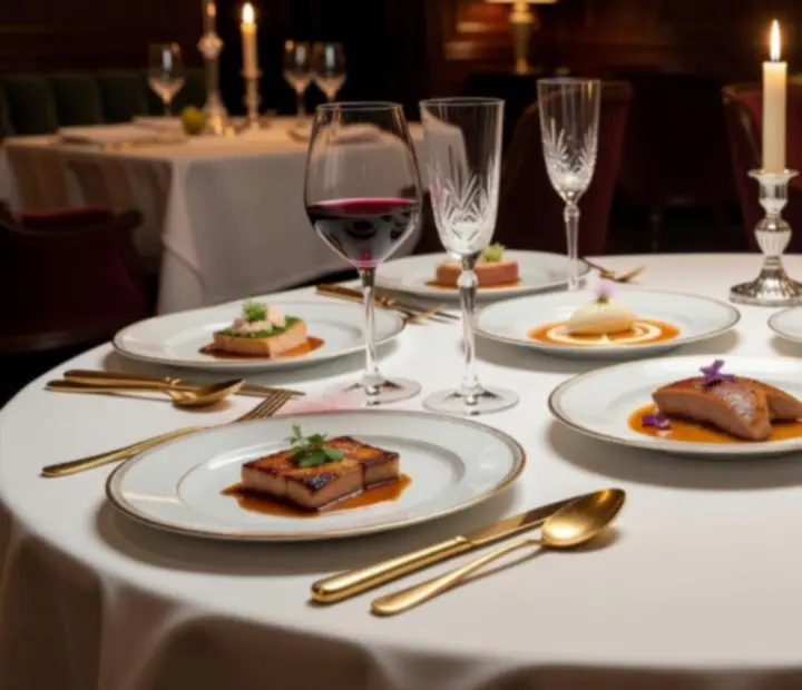 Assiette gastronomique dressée avec raffinement au restaurant Lieu Select.